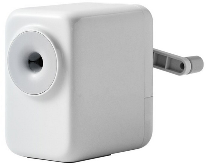 델리 5단 심조절 점보 연필깎이, 그레이, 1개