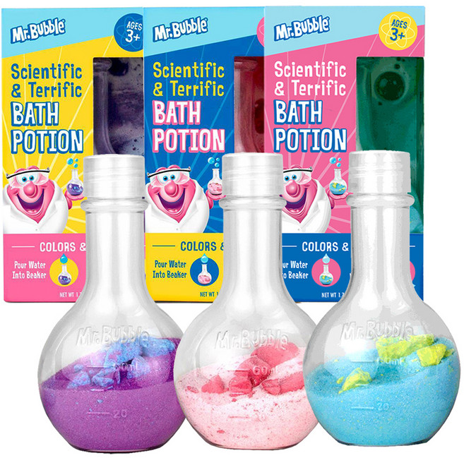 미스터버블 바스포션 목욕놀이 입욕제 3종 세트, 50g, 1세트