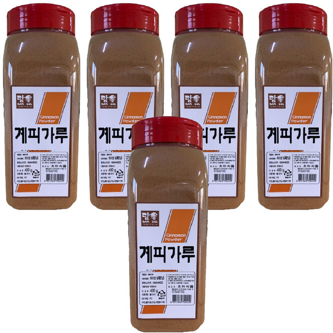 담울 계피가루, 400g, 5개