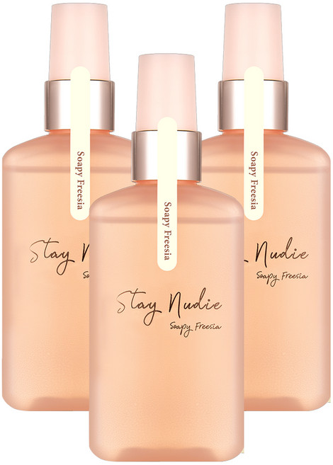 BODYHOLIC Stay Nudie身體髮香噴霧 Sophie Freesia, 100ml, 3瓶