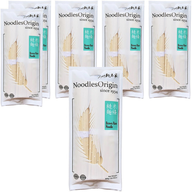 大呷麵本家 糙米麵條 經濟包, 300g, 6包