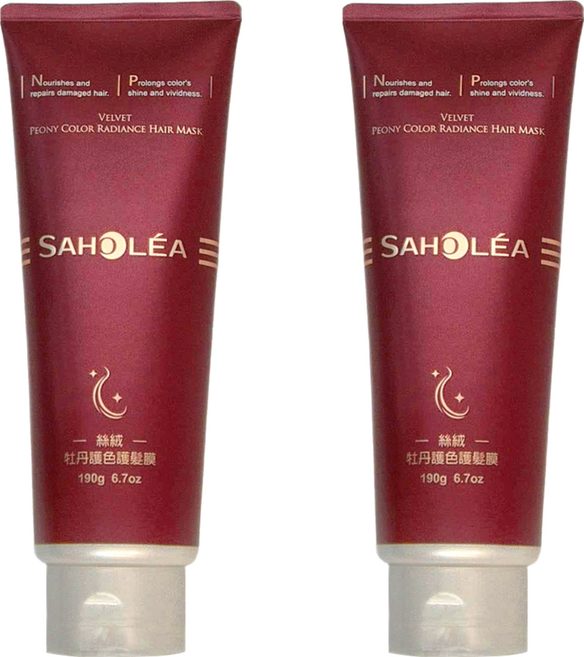 SAHOLEA 森歐黎漾 絲絨牡丹護色護髮膜, 190g, 2條
