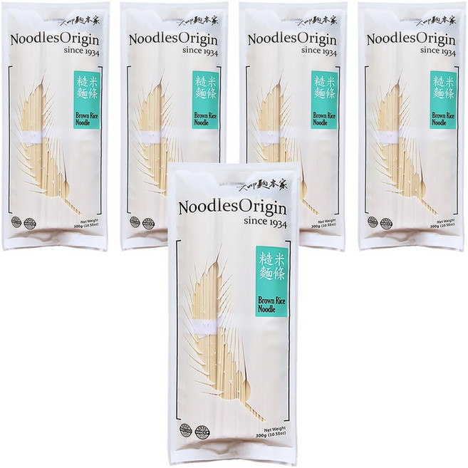 大呷麵本家 糙米麵條 經濟包, 300g, 5包