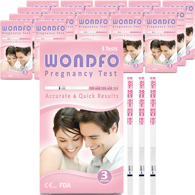 원포 임신테스트기, 3개입, 18개
