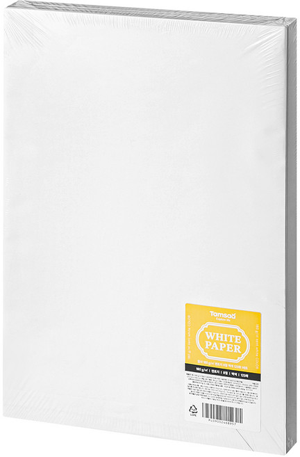 탐사 켄트지 백색 180g 8절, 125개