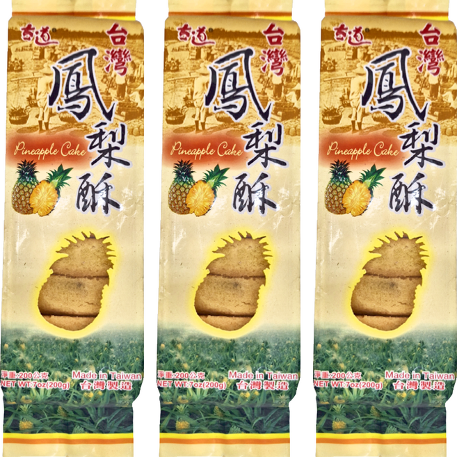 古道鳳梨酥 詠嘉鳳梨酥, 200g, 3包