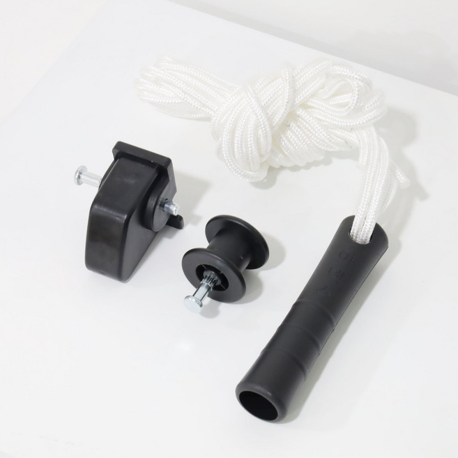 주식회사아텍스 천장 빨래 건조대 손잡이 + 줄 + 상부 스토퍼 세트, 혼합색상