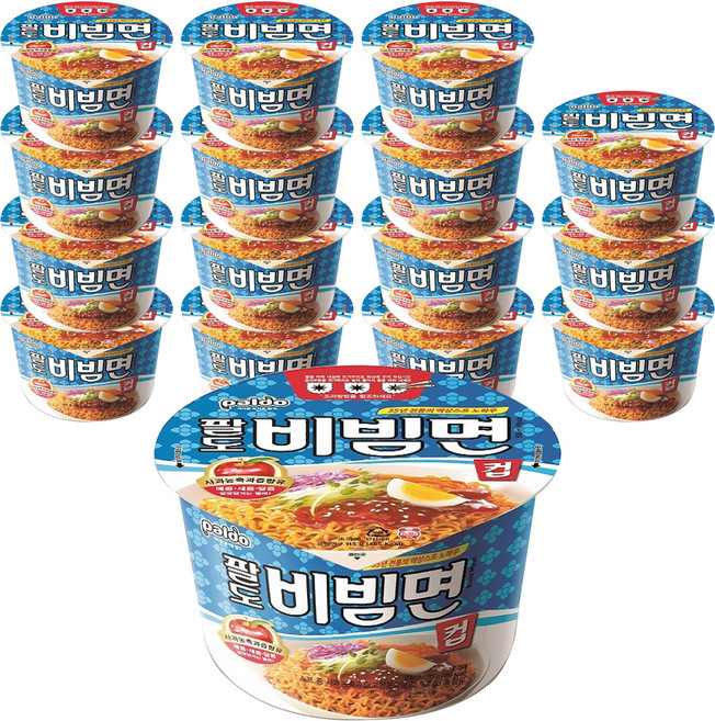 팔도비빔면 컵 115g, 16개
