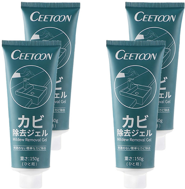 CEETOON 多功能萬用強效除霉凝膠, 150g, 4條