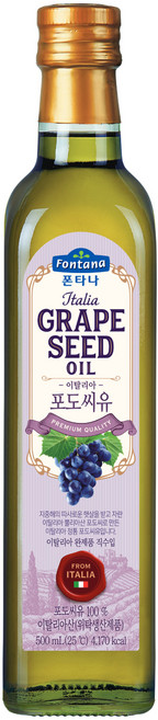 폰타나 이탈리아 포도씨유 마라스카, 500ml, 1개