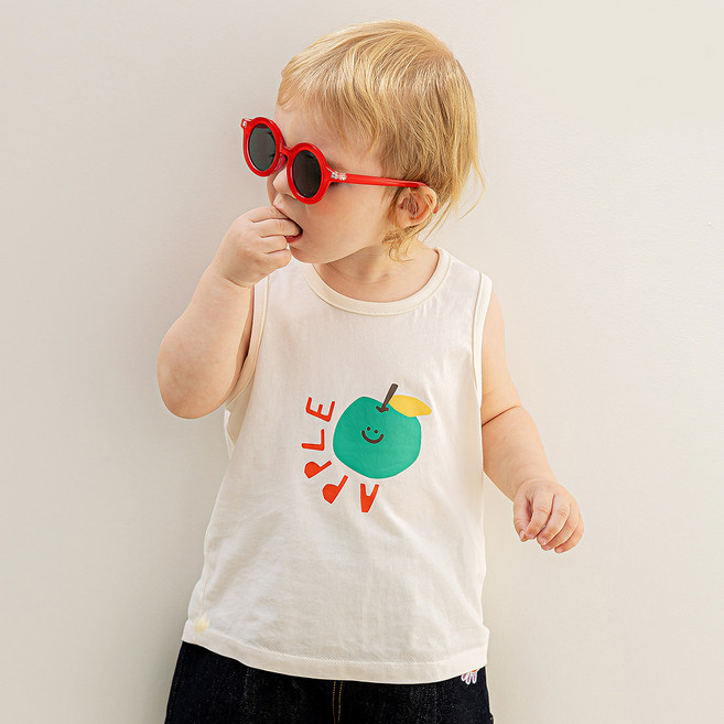 Pimpollo 兒童透氣Clio無袖T恤 OLECT10