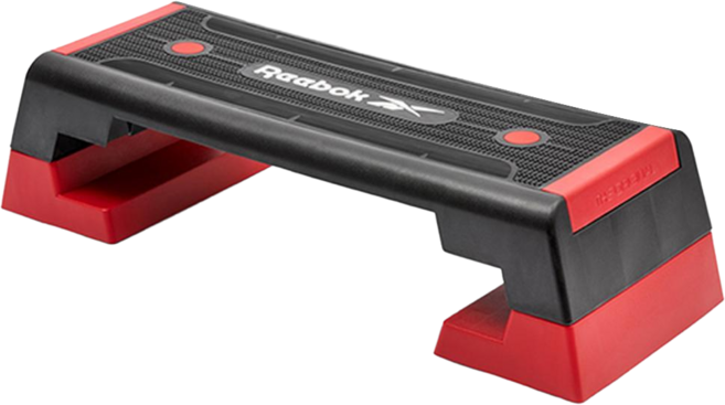 Reebok 銳步 stepbox 3段經典款 RSP-11150RD, 黑色 + 紅色
