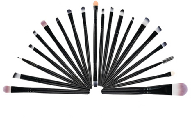 생활공식 메이크업 브러쉬 20종 세트, 혼합색상, 1개