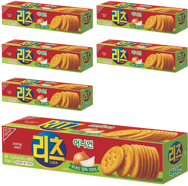 리츠 크래커 어니언, 73g, 6개