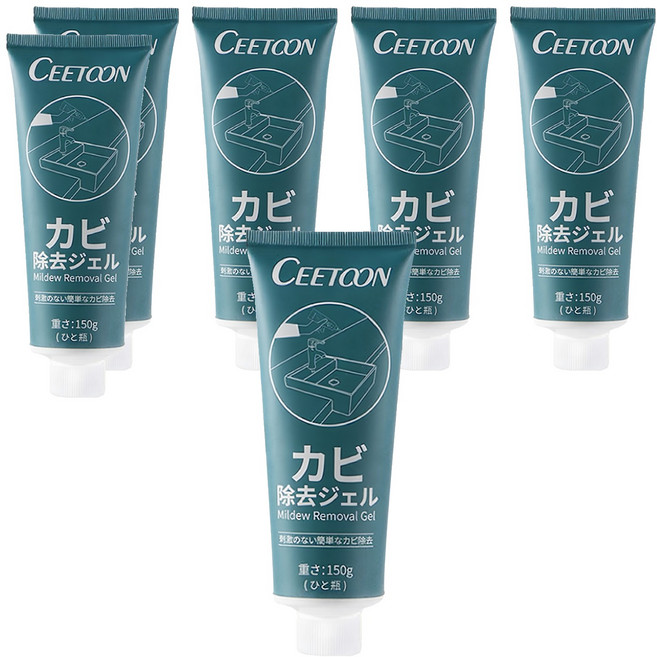 CEETOON 多功能萬用強效除霉凝膠, 150g, 6條