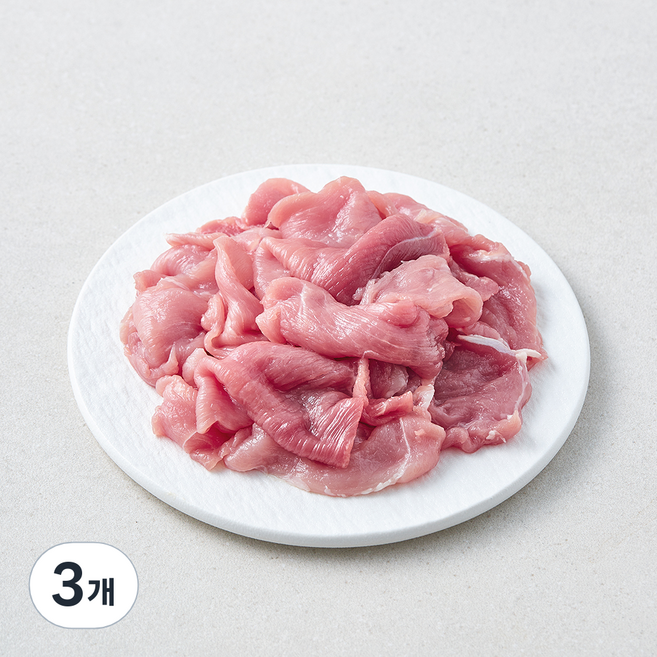 몬트락 제주 흑돼지 뒷다리살 불고기용 (냉장), 3개, 500g