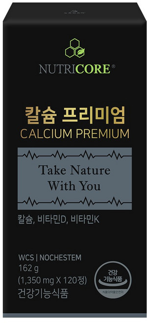 뉴트리코어 칼슘 프리미엄, 120정, 1개