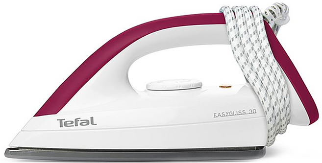 테팔 이지 드라이 건조 다리미, FS4030, 화이트
