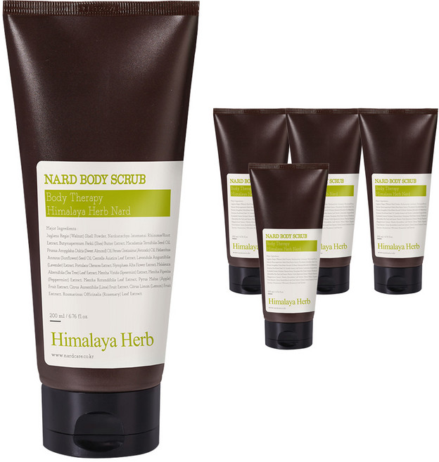 부케가르니 나드 바디스크럽 레몬민트, 200ml x 5개, 200ml, 5개