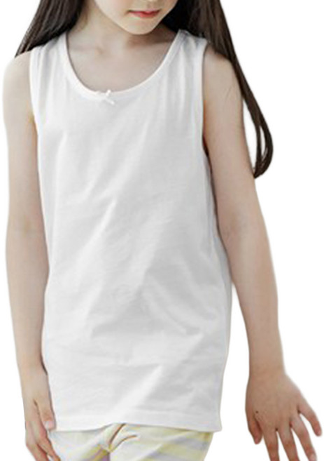 LollyTree 女童款棉質素色運動背心3件組