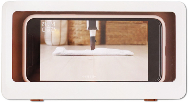 하루의공간 스마트폰 샤워케이스, 1개, 흰색