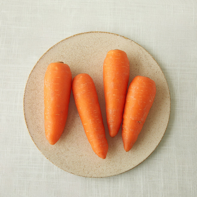 유기농 인증 세척 당근, 500g, 1개, 1개입