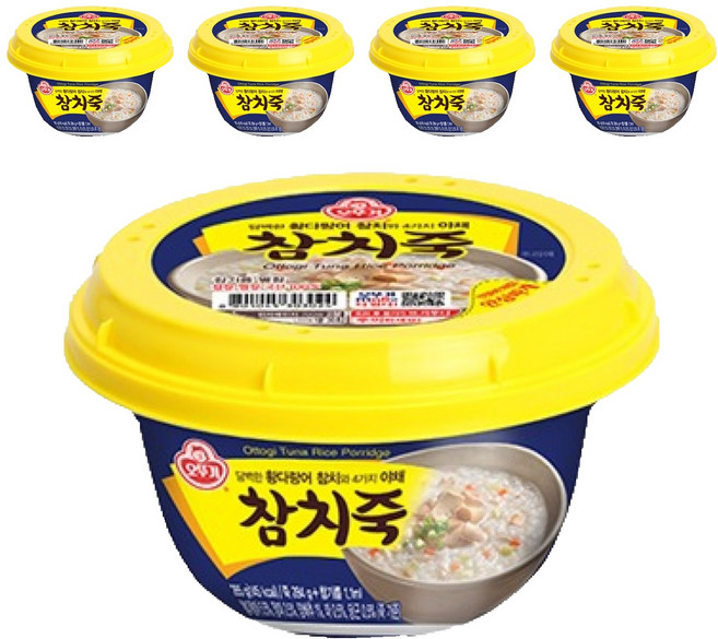 오뚜기 참치죽, 285g, 5개