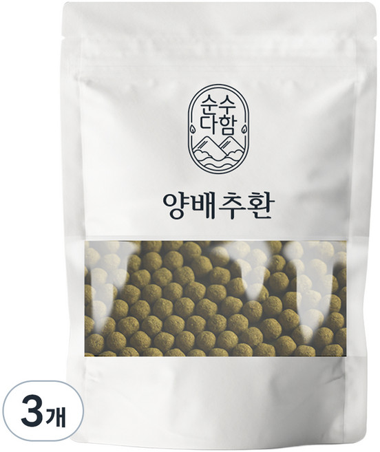 순수다함 양배추환, 300g, 3개