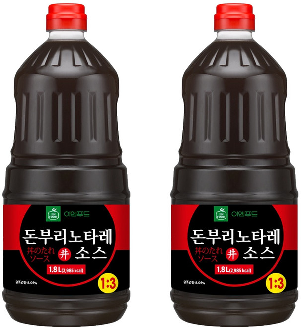 이엔푸드 돈부리노타레소스, 1.8L, 2개
