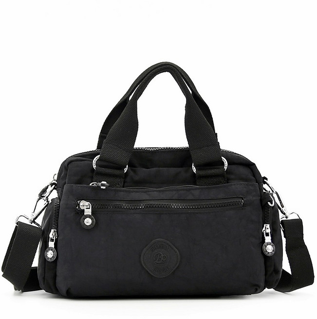 BOBO 博卜 女用 Naul 斜背包 + 隨機飾品組, 黑色