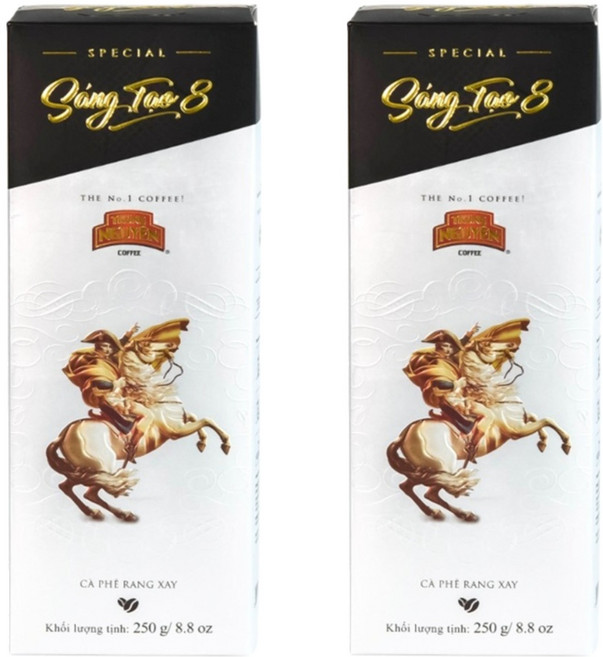 TRUNG NGUYEN Legend G7越南創作8號烘焙咖啡粉, 250g, 2盒, 手沖咖啡