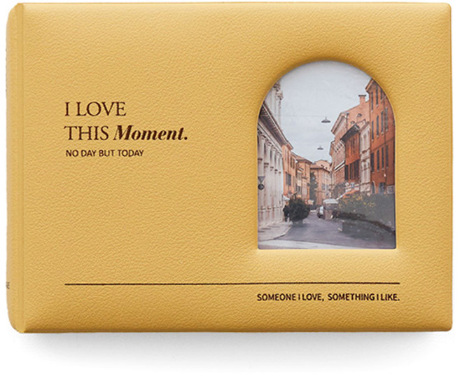 퍼니메이드 포토카드 가죽 앨범, 버터 옐로우, 80매