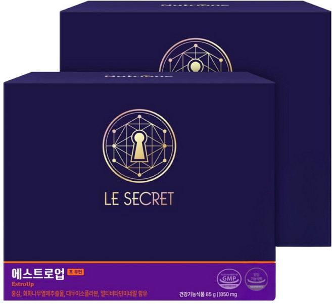 르시크릿 에스트로업 영양제, 100정, 2개