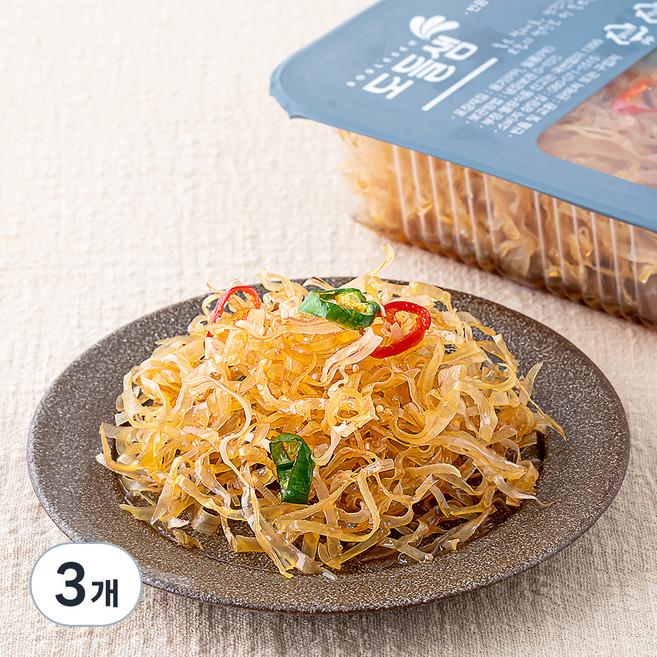도들샘 오징어채조림, 300g, 3개