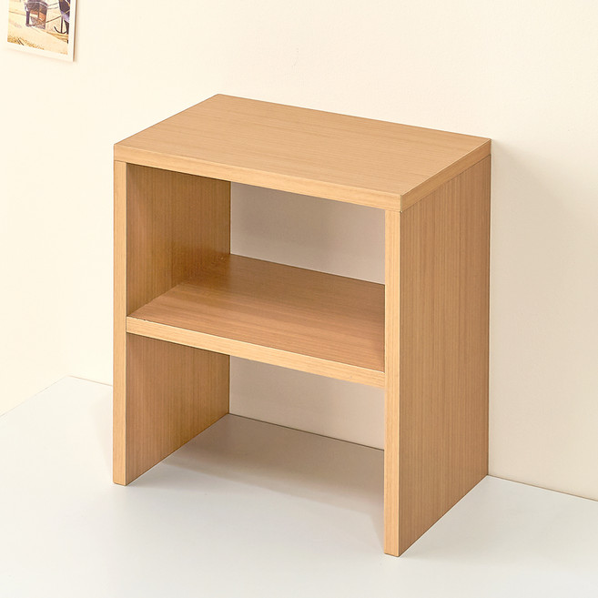 양지가구 양발이 선반, 원색, 2단