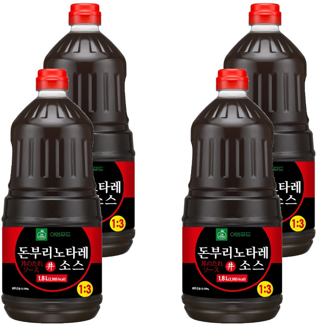 이엔푸드 돈부리노타레소스, 1.8L, 4개