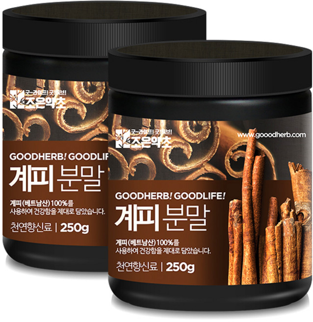 조은약초 계피가루, 250g, 2개