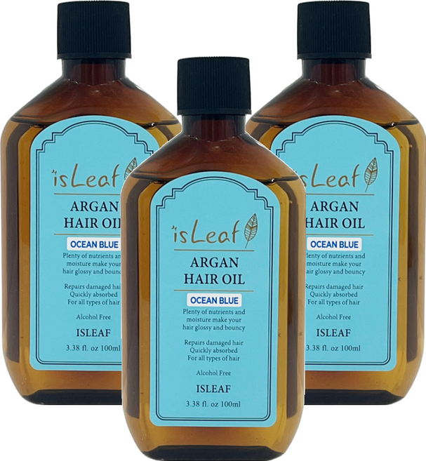isLeaf 香氛順盈護髮油 蘋檸也配, 100ml, 3瓶