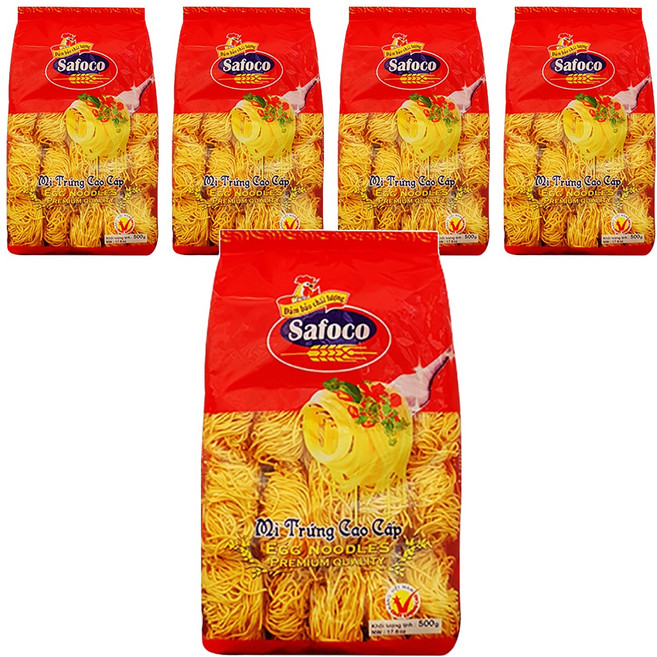 사포코 에그누들면, 500g, 5개