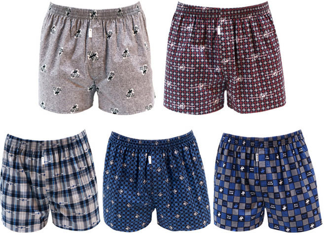 비버리힐스폴로클럽 남성용 통기성 0154 순면 트렁크 5종