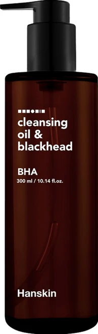 한스킨 클렌징오일 앤 블랙헤드 BHA, 300ml, 1개 - 쿠팡
