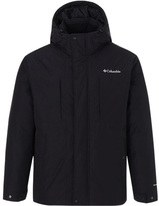 컬럼비아 남녀공용 유니 후드 하프 패딩 점퍼 C64-YUD306