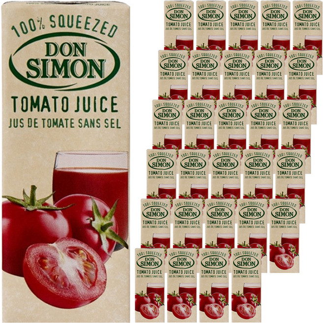 돈시몬 착즙 토마토 주스, 200ml, 30개