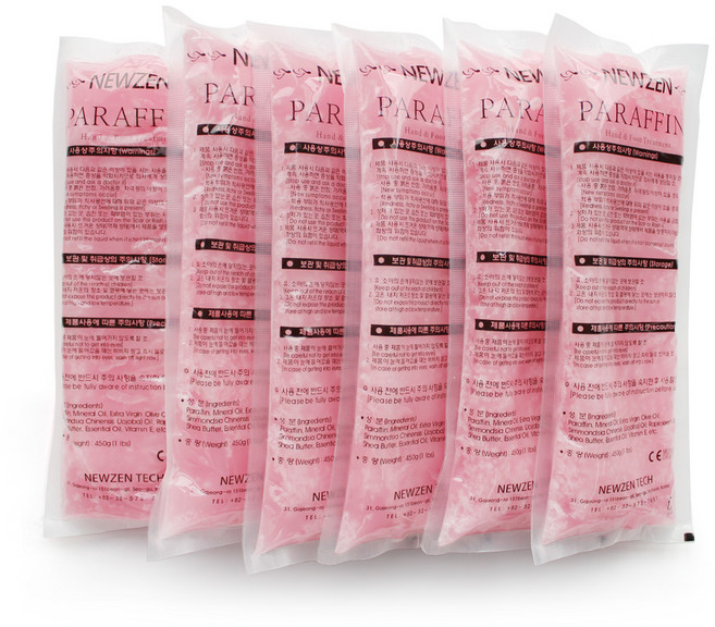 뉴젠 파라핀왁스 복숭아향 2.72Kg, 6개