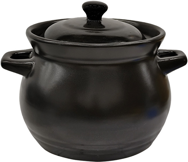 Kiyodo 煲湯養生鍋 5.5L, 1個, 黑色, 28cm