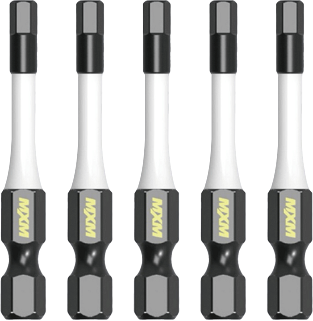 MXM TOOLS 抗衝擊單頭六角型起子頭 5個組 MB26048 50 x 2mm, 1組