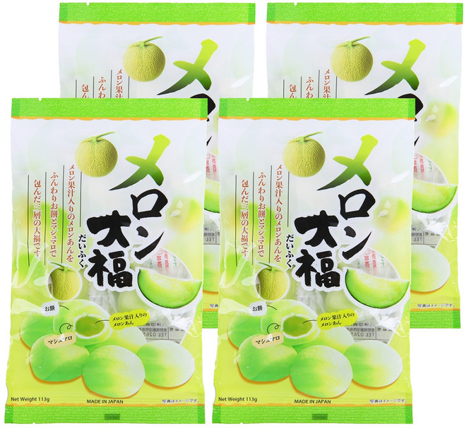 Kubota Seika 久保田 哈密瓜麻糬, 113g, 4個