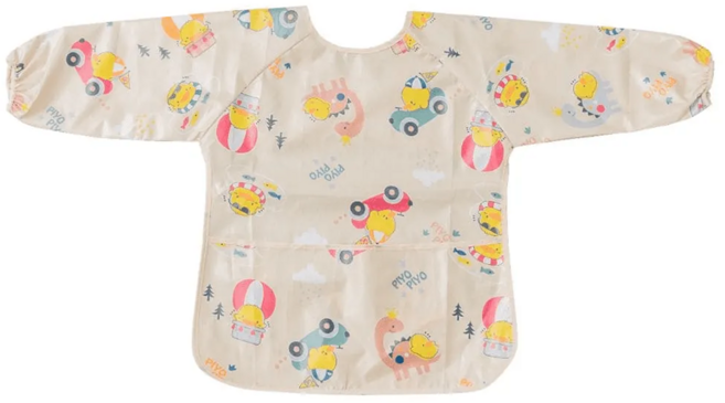 PiYOPiYO 黃色小鴨 兒童款防水畫畫衣 30個月~5歲