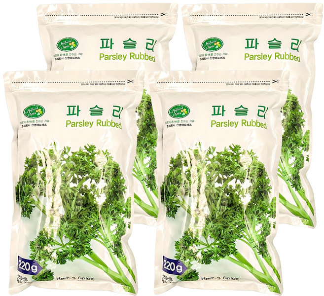 내츄럴스파이스 파슬리 후레이크, 220g, 4개
