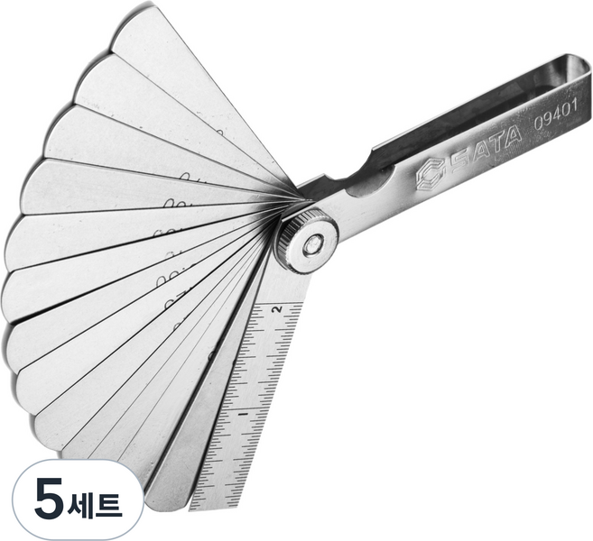 SATA 厚薄規 0.05~1mm 14件組 09401, 5套